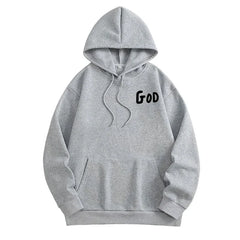 2025 Hot Sale Christian God Printed Hoodie for Men High Quality Hooded Long Sleeved Top All Season Daily Casual Fashion Pullover